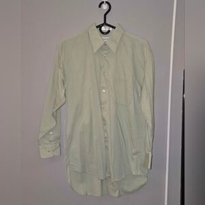 Men's Green Button-Up Shirt